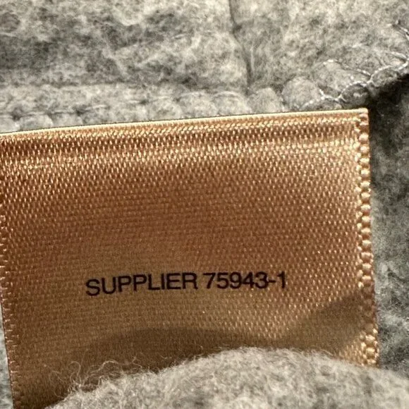 Fleece Zipper Jacket Coat Grey Mens 2XL Foundry Supply Zip Pockets Gorpcore - Picture 9 of 12